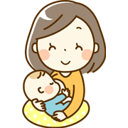授乳中のおかあさん
